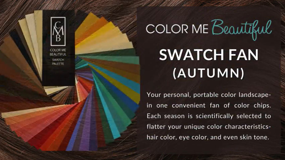 Autumn Swatch Palette | Personalized Color Guide for Selecting Clothing, Makeup and Accessories by Color Me Beautiful