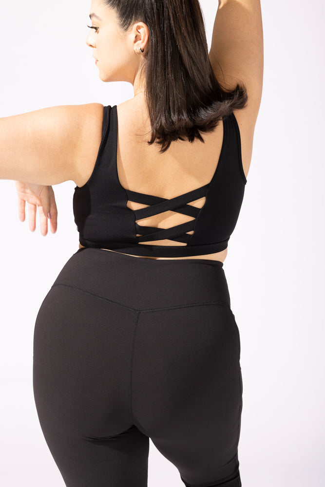 Supersculpt™ Bell Bottom with Pockets (Soft Touch) - Black by POPFLEX®
