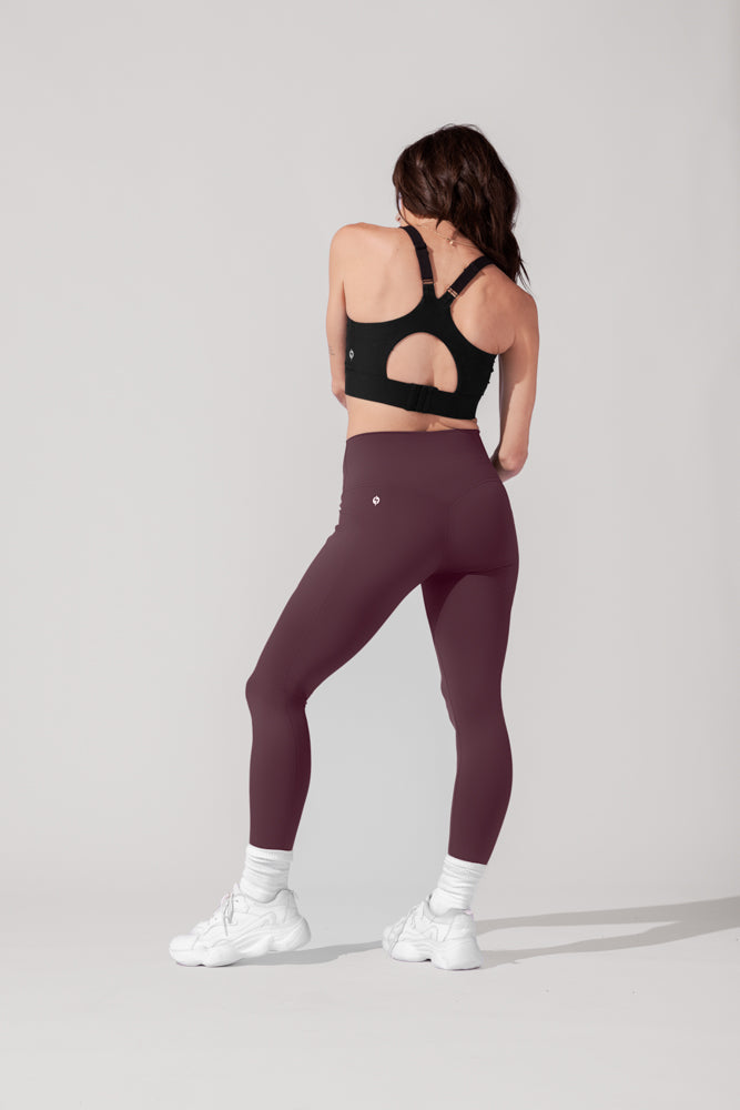 Supersculpt™ Leggings with Pockets (Pet Hair Resistant) - Pecan by POPFLEX®