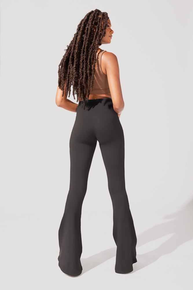 Crisscross Hourglass® Bell Bottom with Pockets (Soft Touch) - Black by POPFLEX®