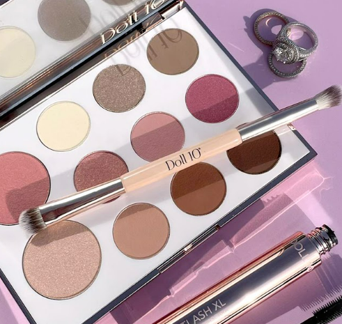 Rose Brilliance Face & Eye Palette by Doll 10 Beauty