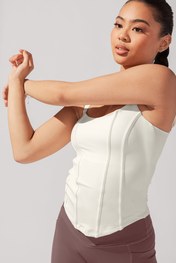 Corset Cami - Coconut Cream by POPFLEX®