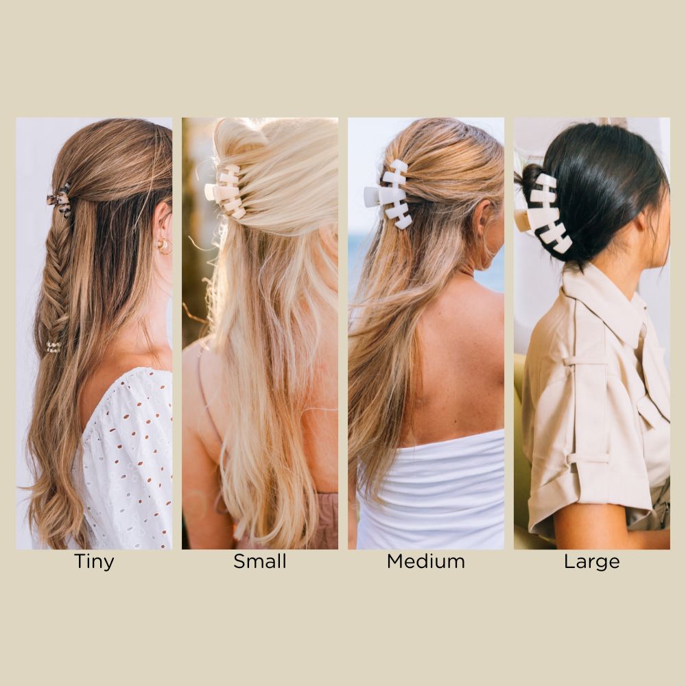 Blonde Tortoise Large Flat Round Hair Clip