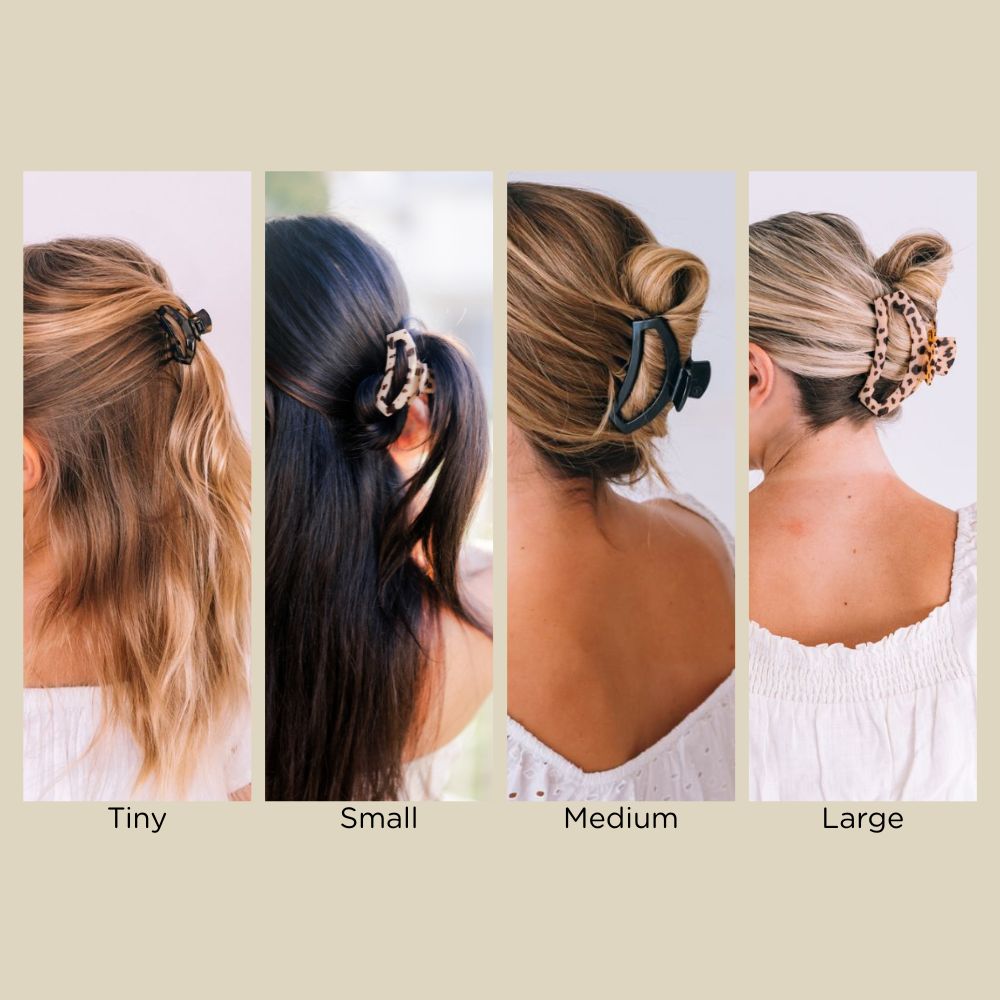 Open Tortoise Tiny Claw Hair Clip
