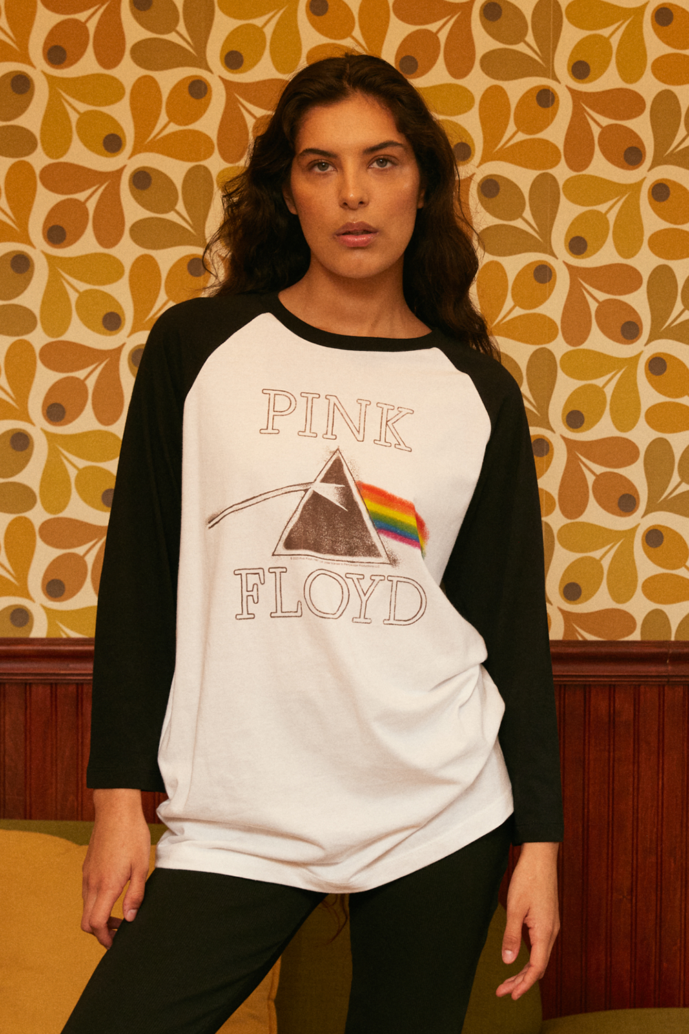 Pink Floyd Long Sleeve Baseball Tee by People of Leisure