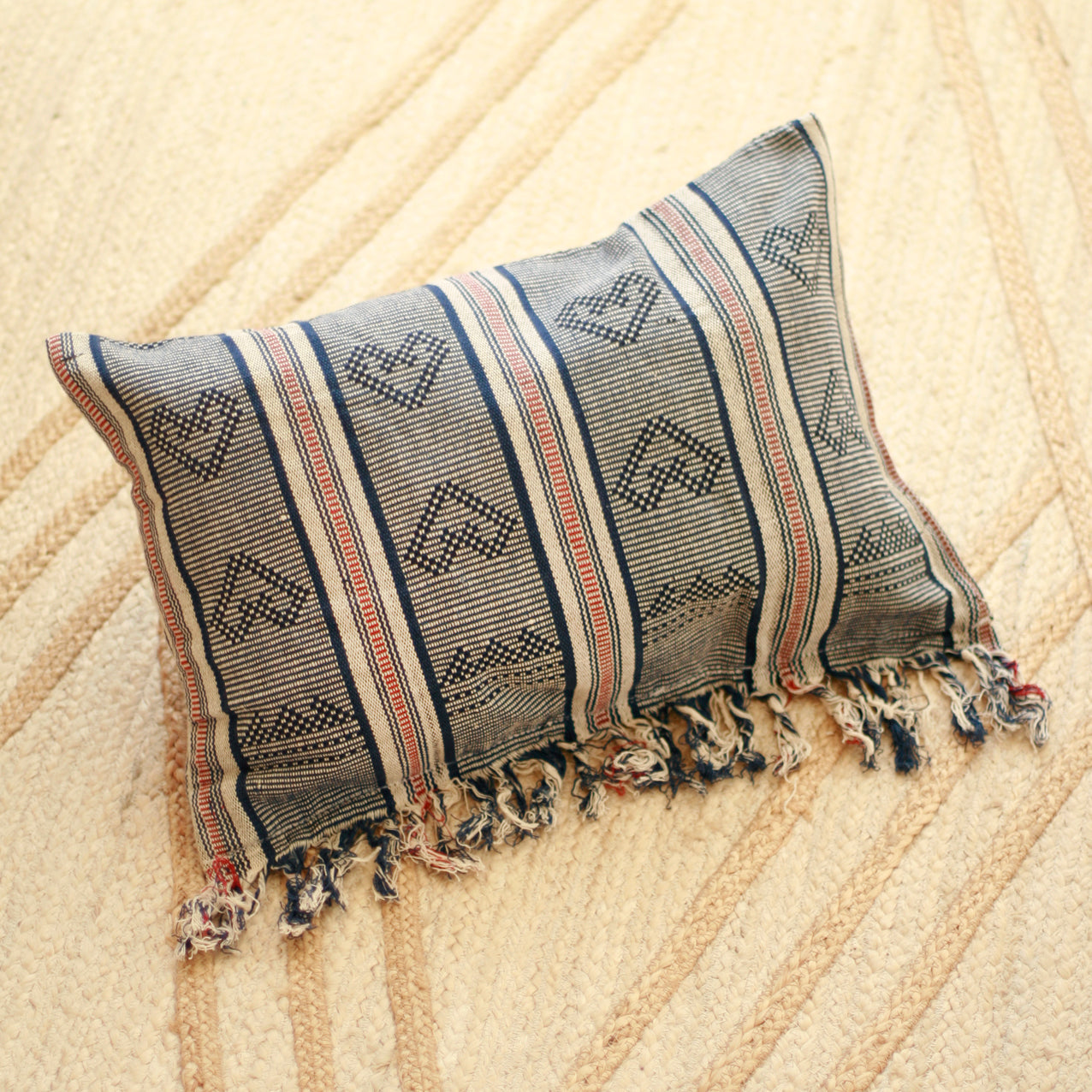 Sumba Ikat Handwoven Pillow No. 8 by BrunnaCo
