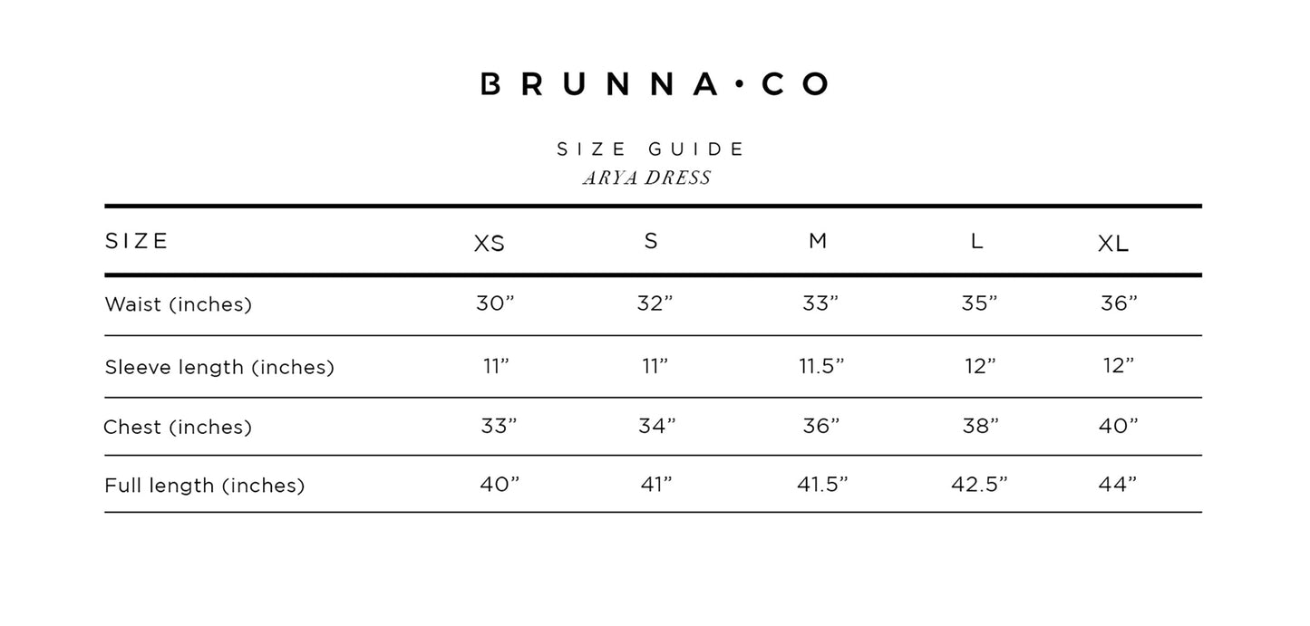 ARYA Safari Linen Midi Dress, in Black by BrunnaCo