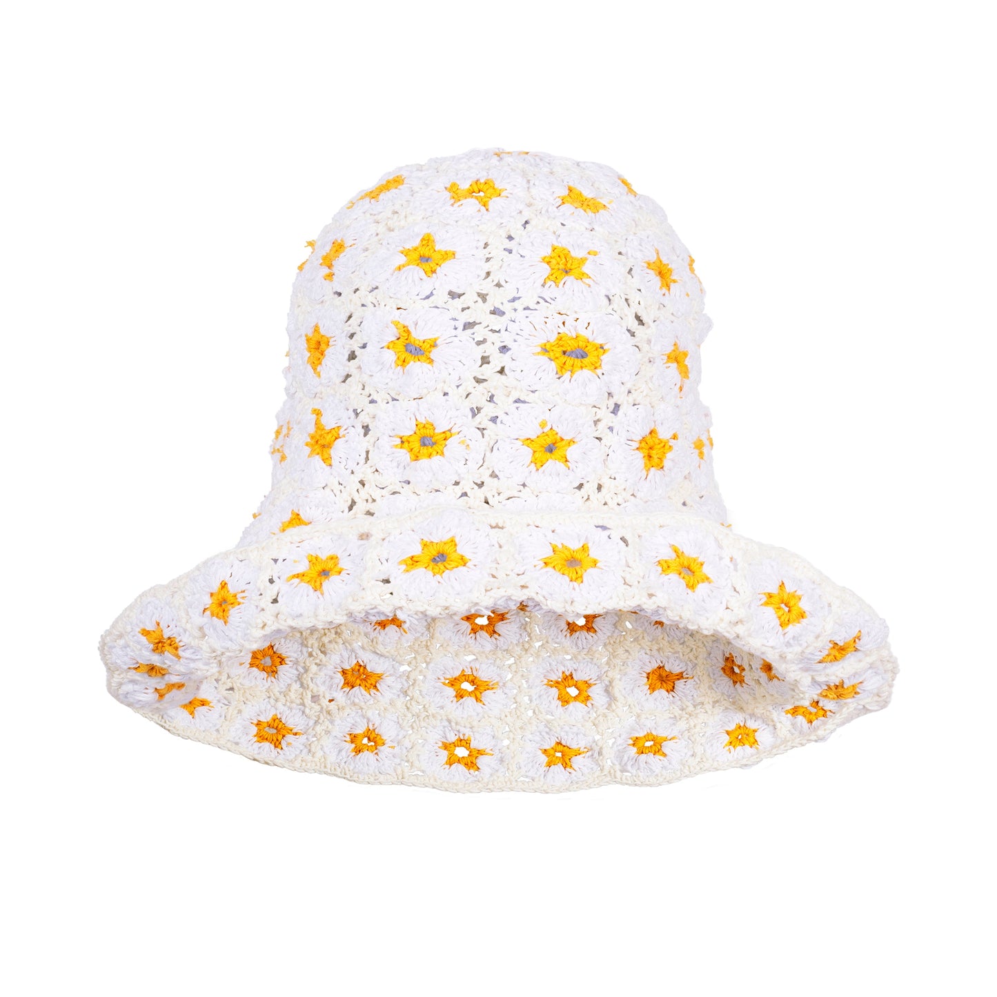 Flora Crochet Hat, in Off White by BrunnaCo