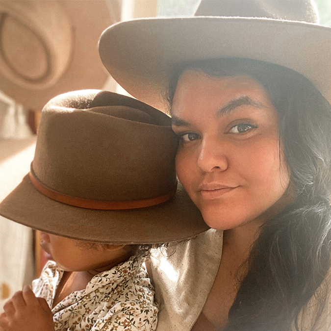 Kid's - Mini Vida Rancher Wool Hat by Made by Minga