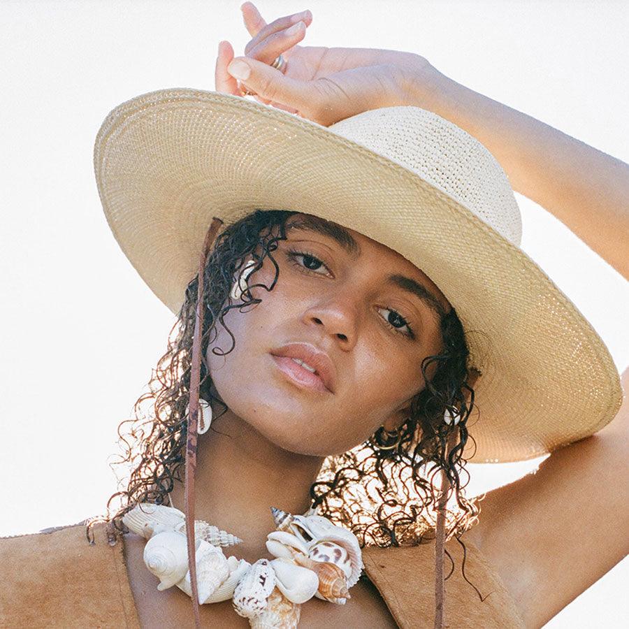 La Ranchera Natural Straw Hat by Made by Minga