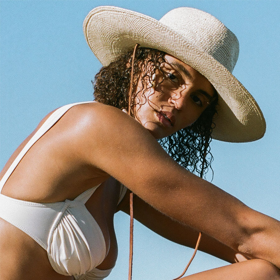 La Ranchera Natural Straw Hat by Made by Minga