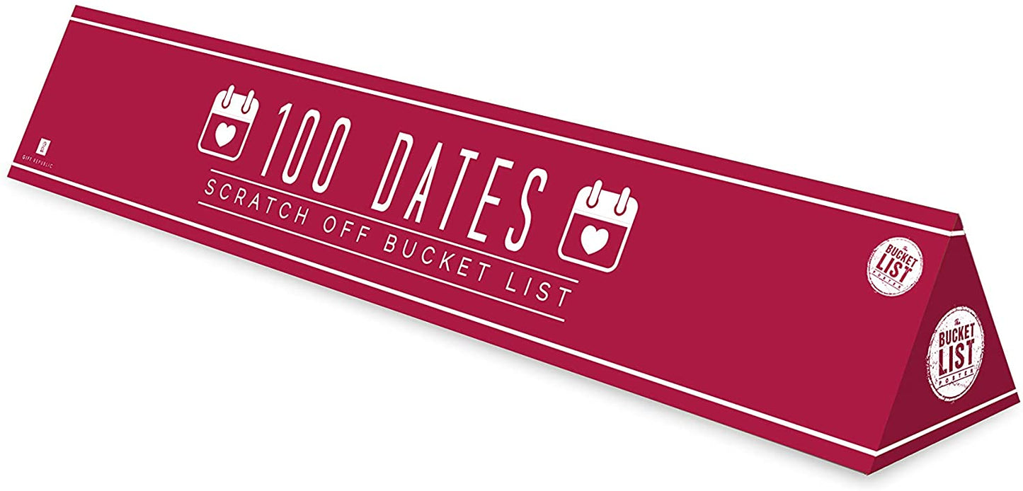 100 Dates - Scratch Off Bucket List by Crated with Love