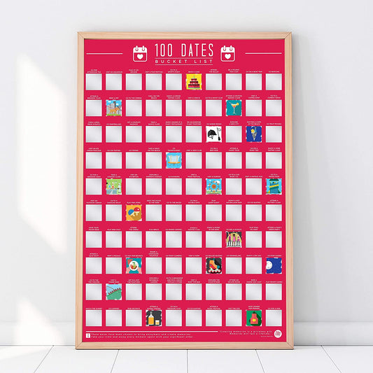 100 Dates - Scratch Off Bucket List by Crated with Love