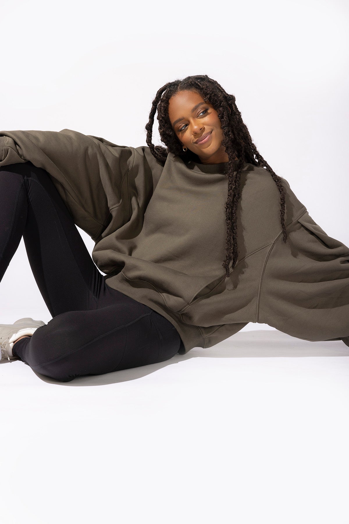 Brunch Sweater - Burnt Olive by POPFLEX®