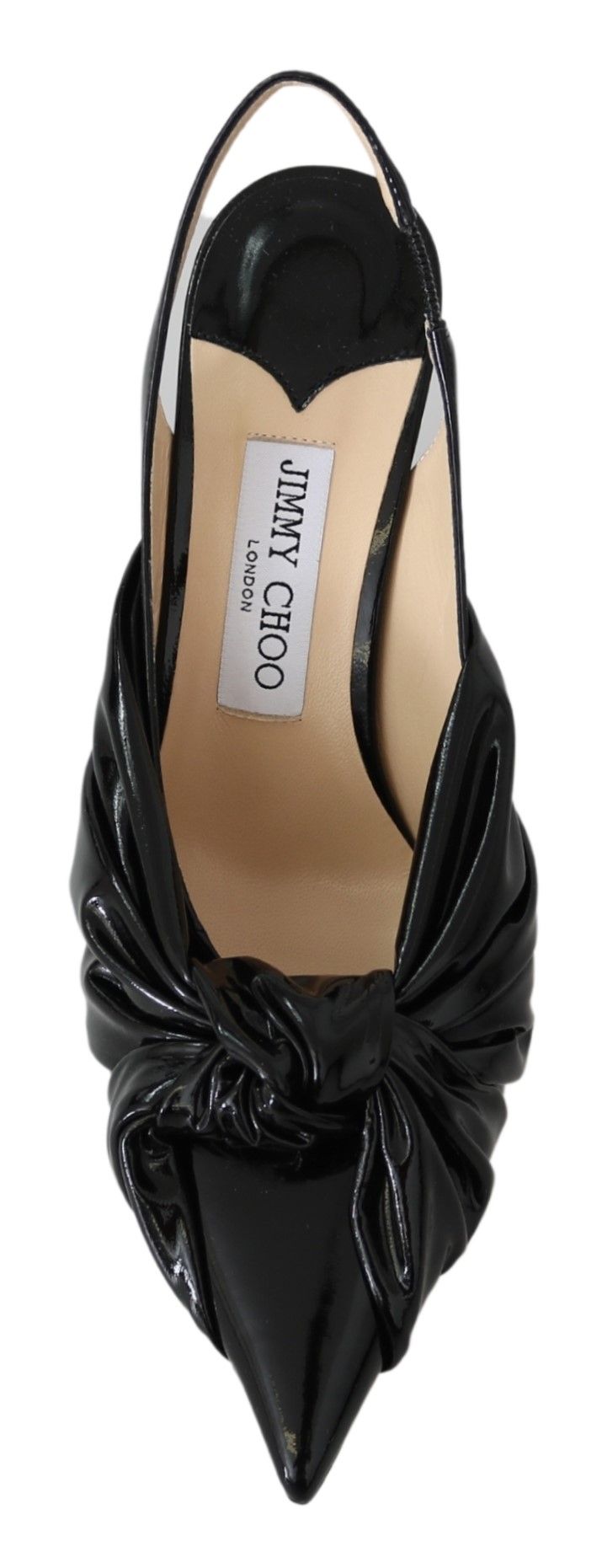 Jimmy Choo Elegant Black Leather Pointed Toe Pumps