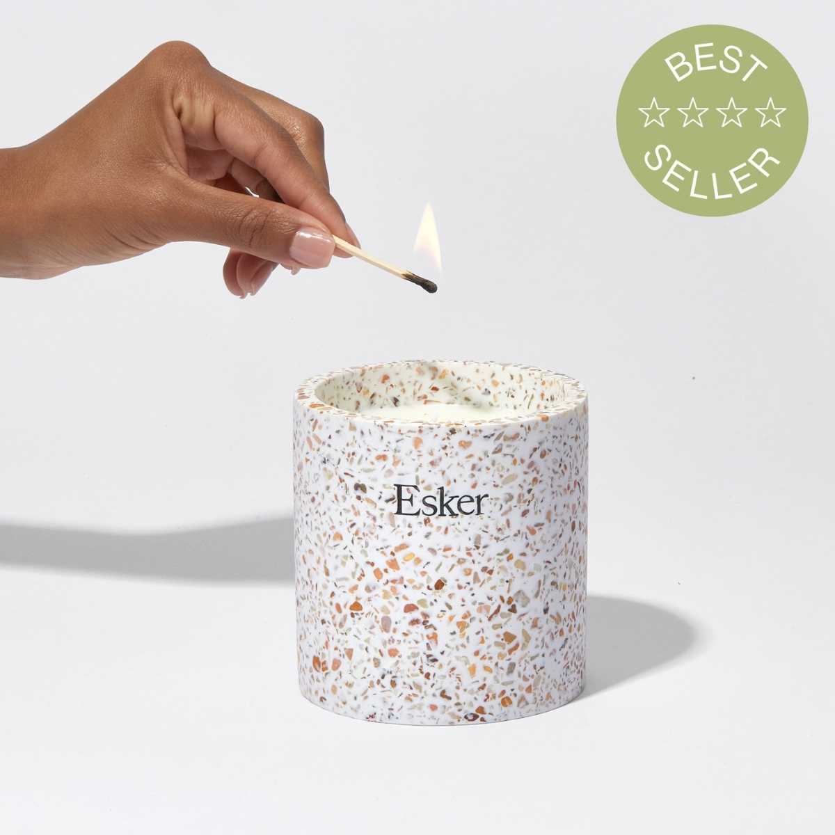 Terrazzo Plantable Candle - Esker