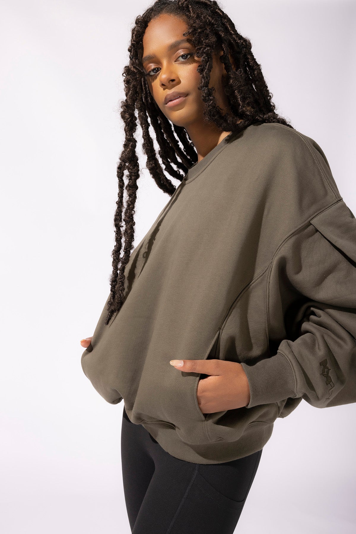 Brunch Sweater - Burnt Olive by POPFLEX®