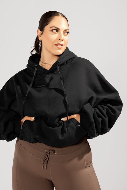 Pullover Cloud Hoodie - Black by POPFLEX®