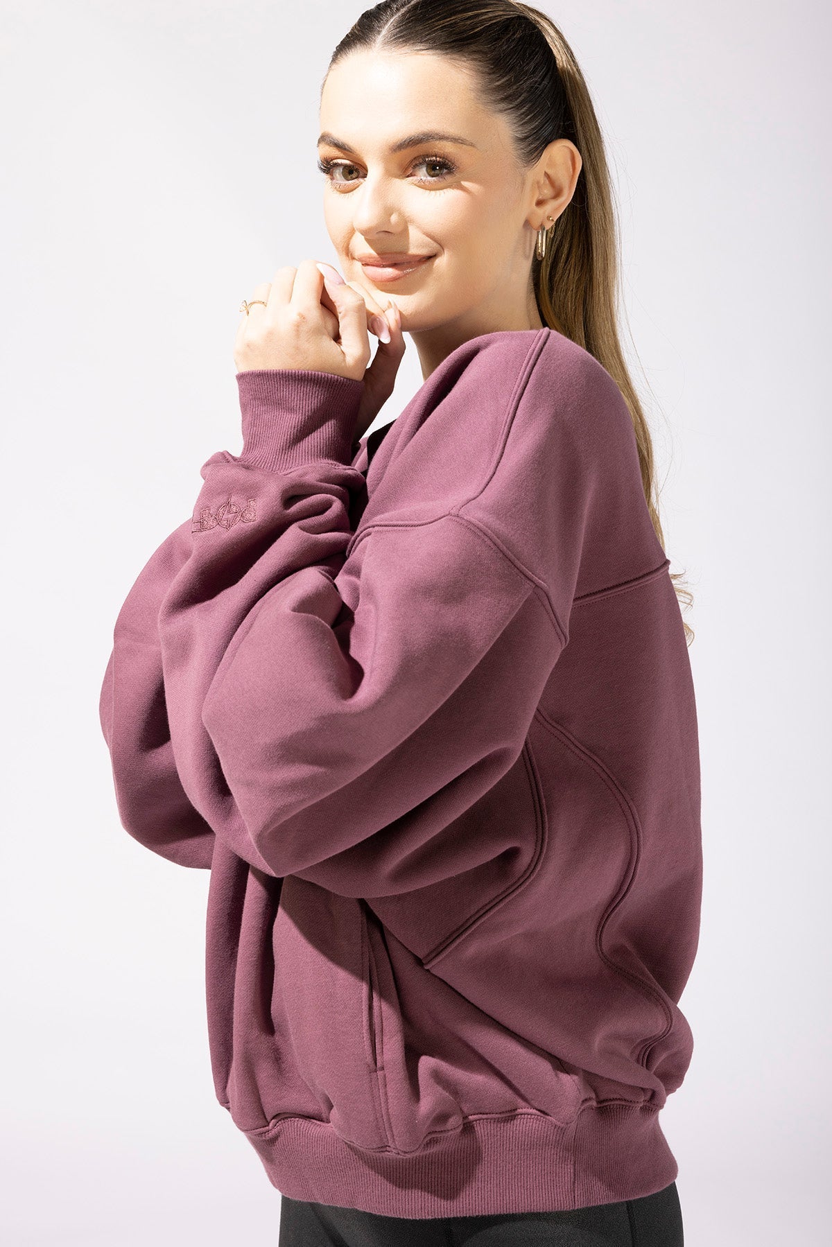 Brunch Sweater - Merlot by POPFLEX®