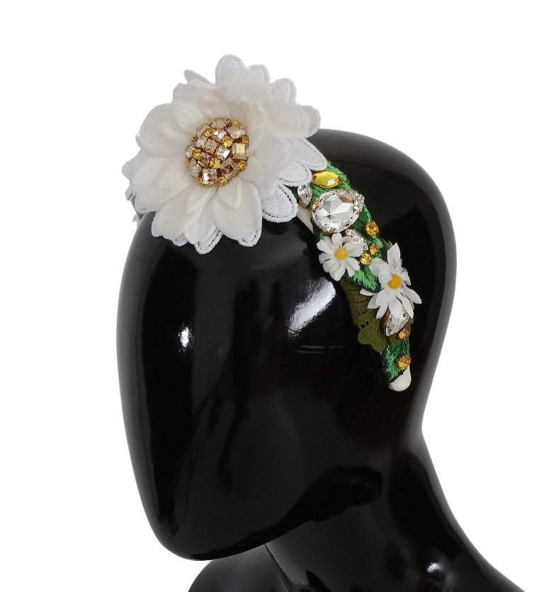 Dolce & Gabbana Sunflower Crystal Luxury Headband