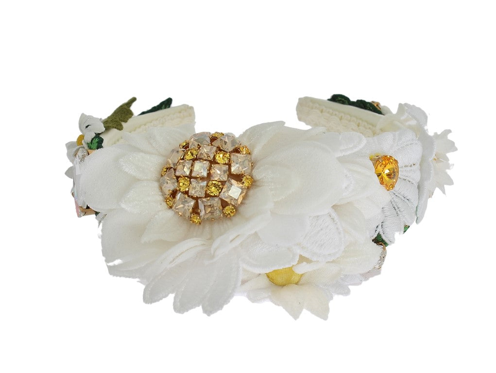 Dolce & Gabbana Sunflower Crystal Luxury Headband