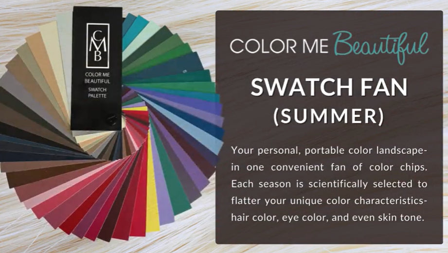 Summer Swatch Palette | Personalized Color Guide for Selecting Clothing, Makeup and Accessories by Color Me Beautiful