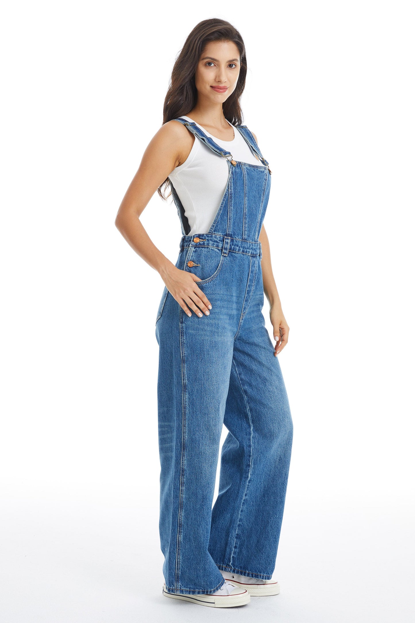 DENIM OVERALLS BYVQ006 by Bayeas