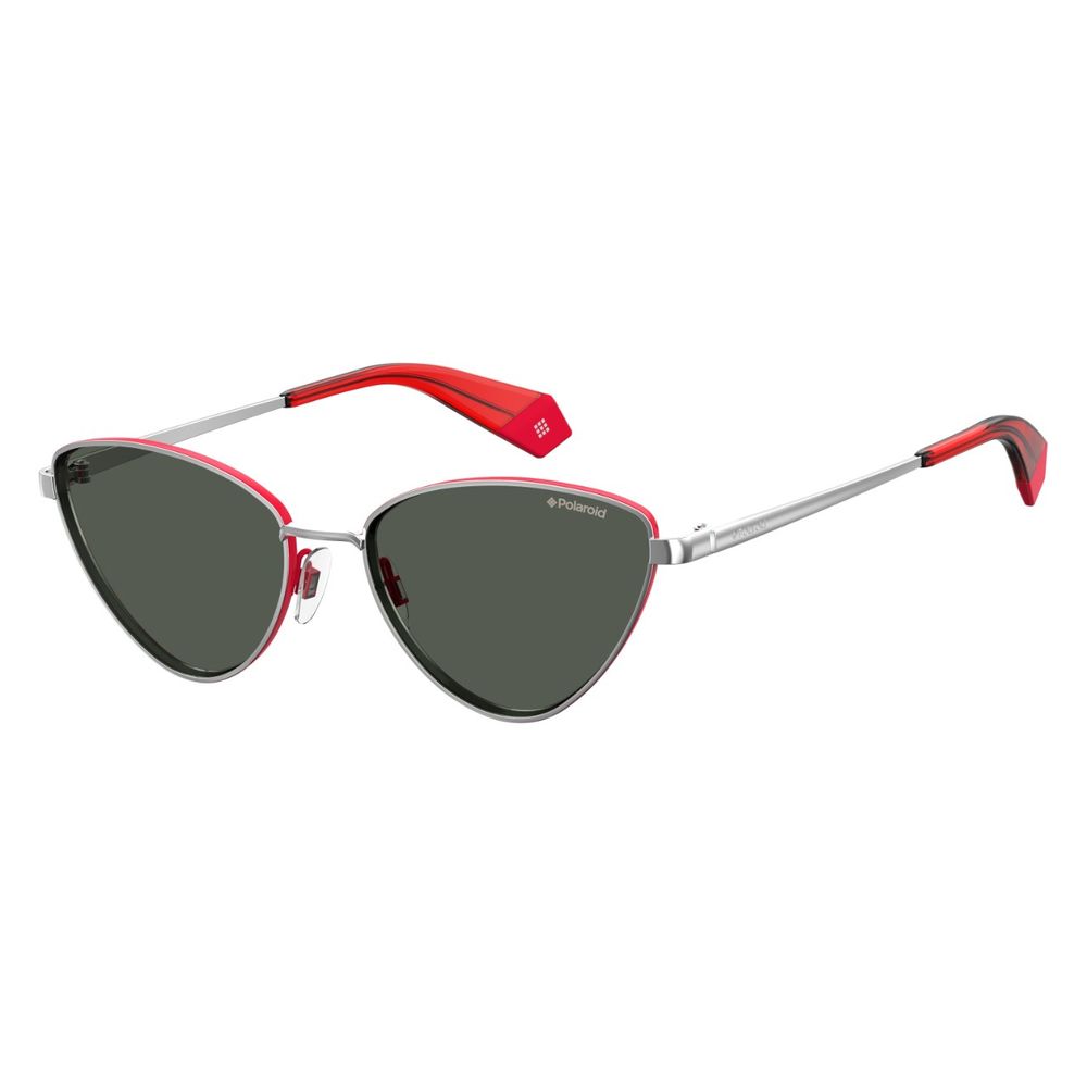 Polaroid Red Metal Sunglasses