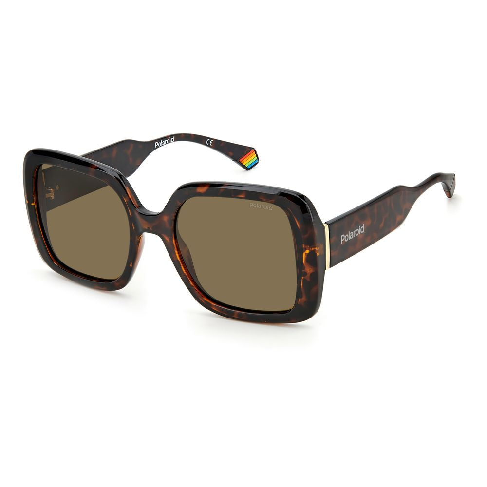 Polaroid Brown Resin Sunglasses