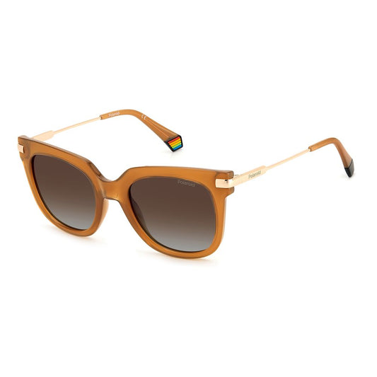 Polaroid Orange Resin Sunglasses