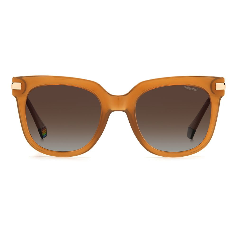 Polaroid Orange Resin Sunglasses