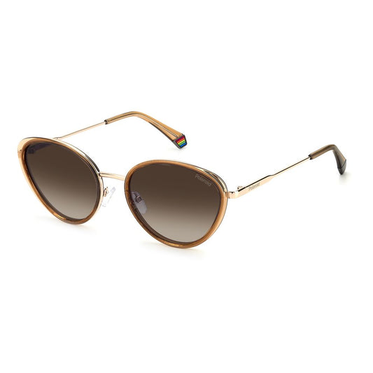 Polaroid Beige Plastic Sunglasses