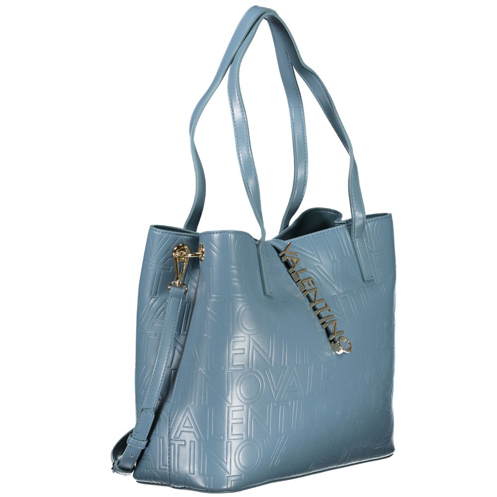 Valentino Bags Light Blue Polyethylene Handbag