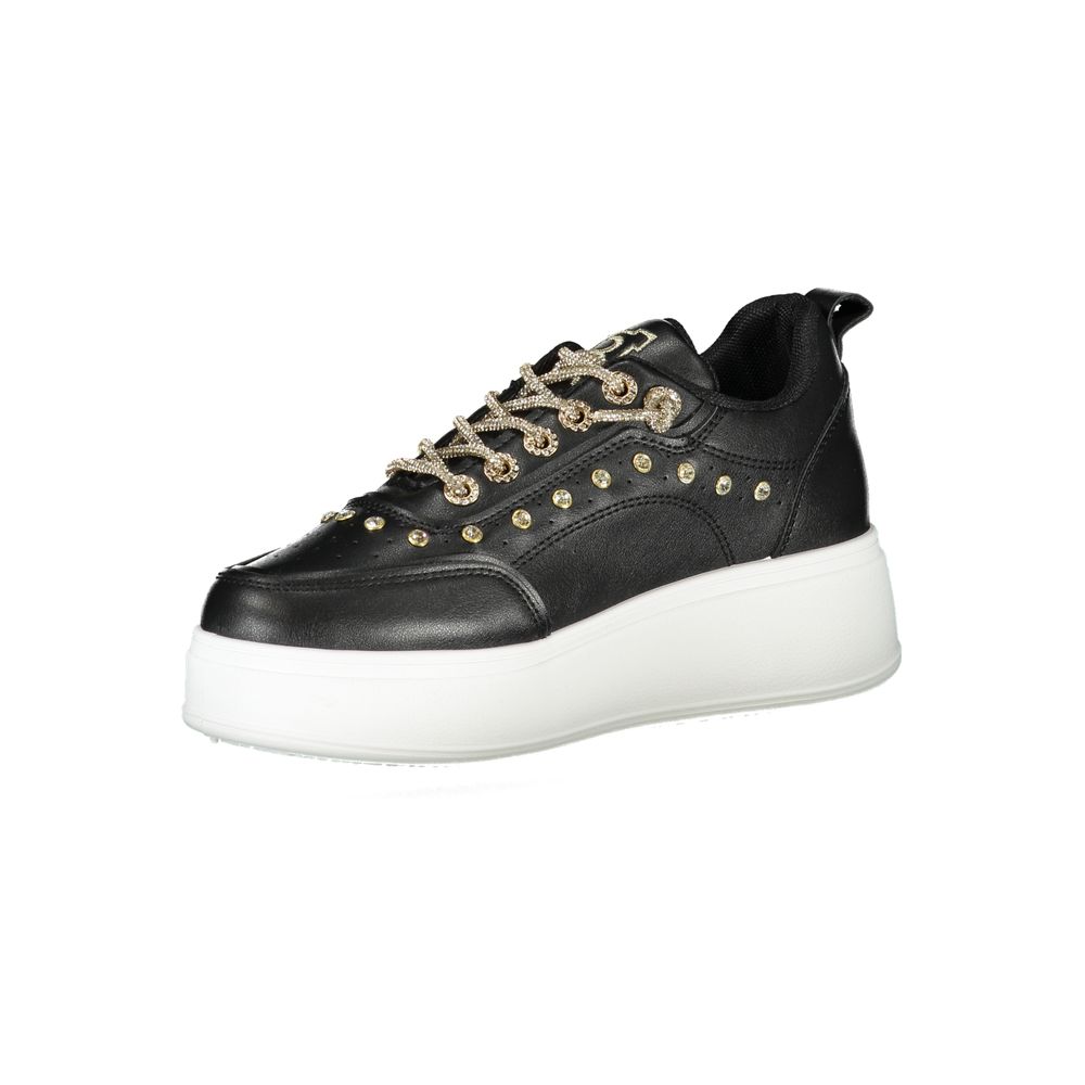 Laura Biagiotti Black Polyester Sneaker