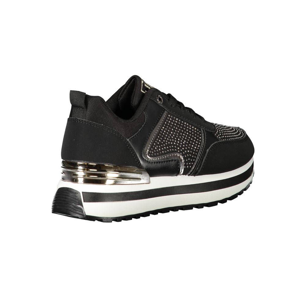 Laura Biagiotti Black Polyester Sneaker