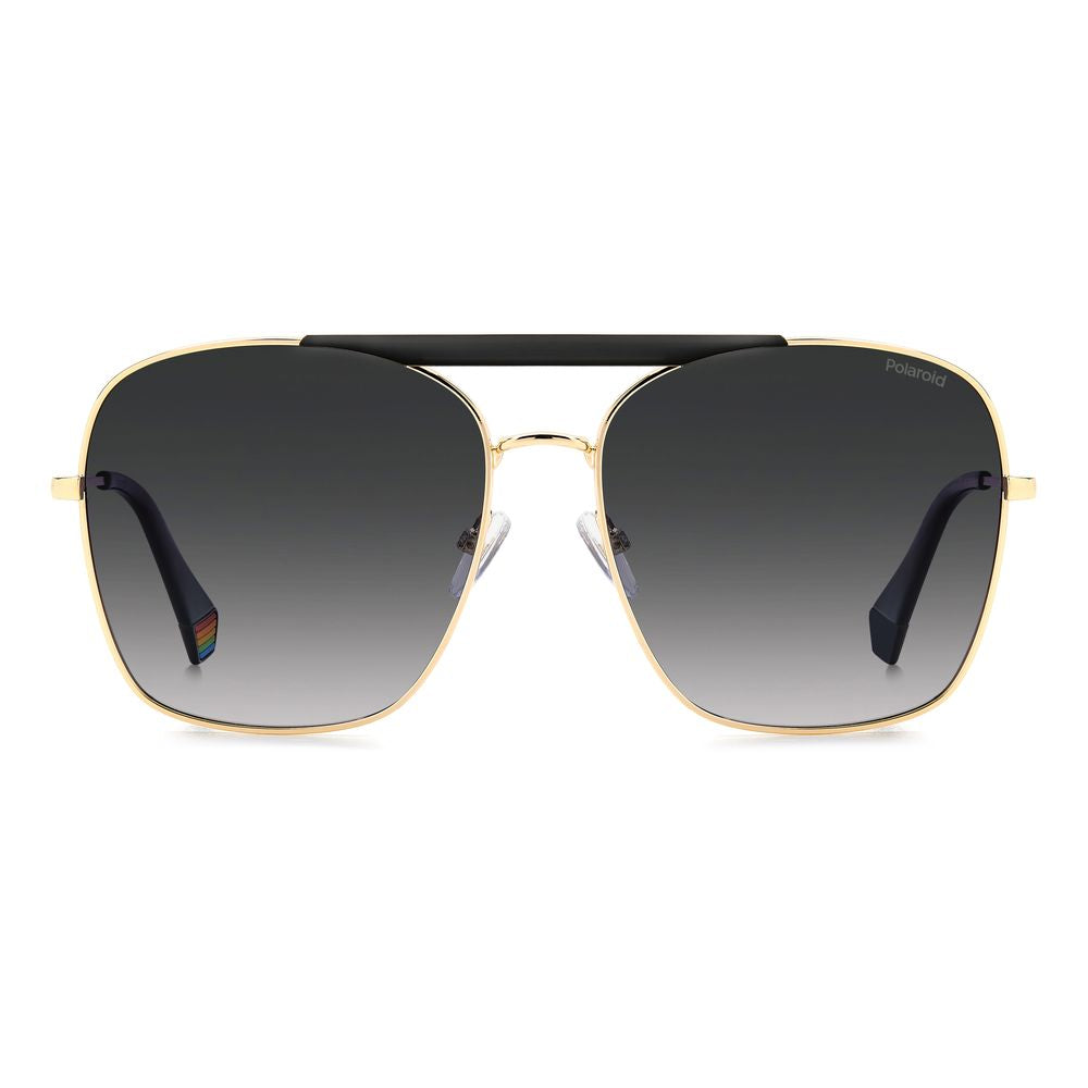 Polaroid Black Metal Sunglasses