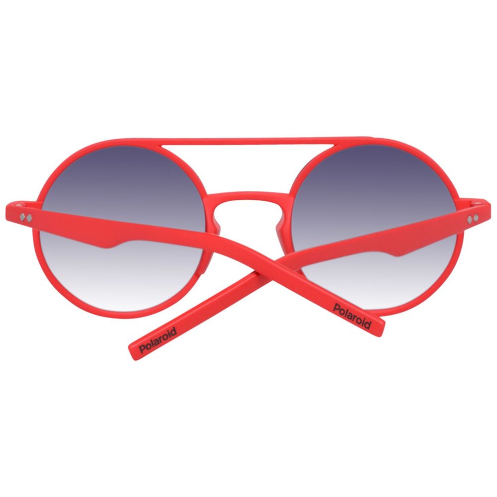 Polaroid Red Plastic Sunglasses