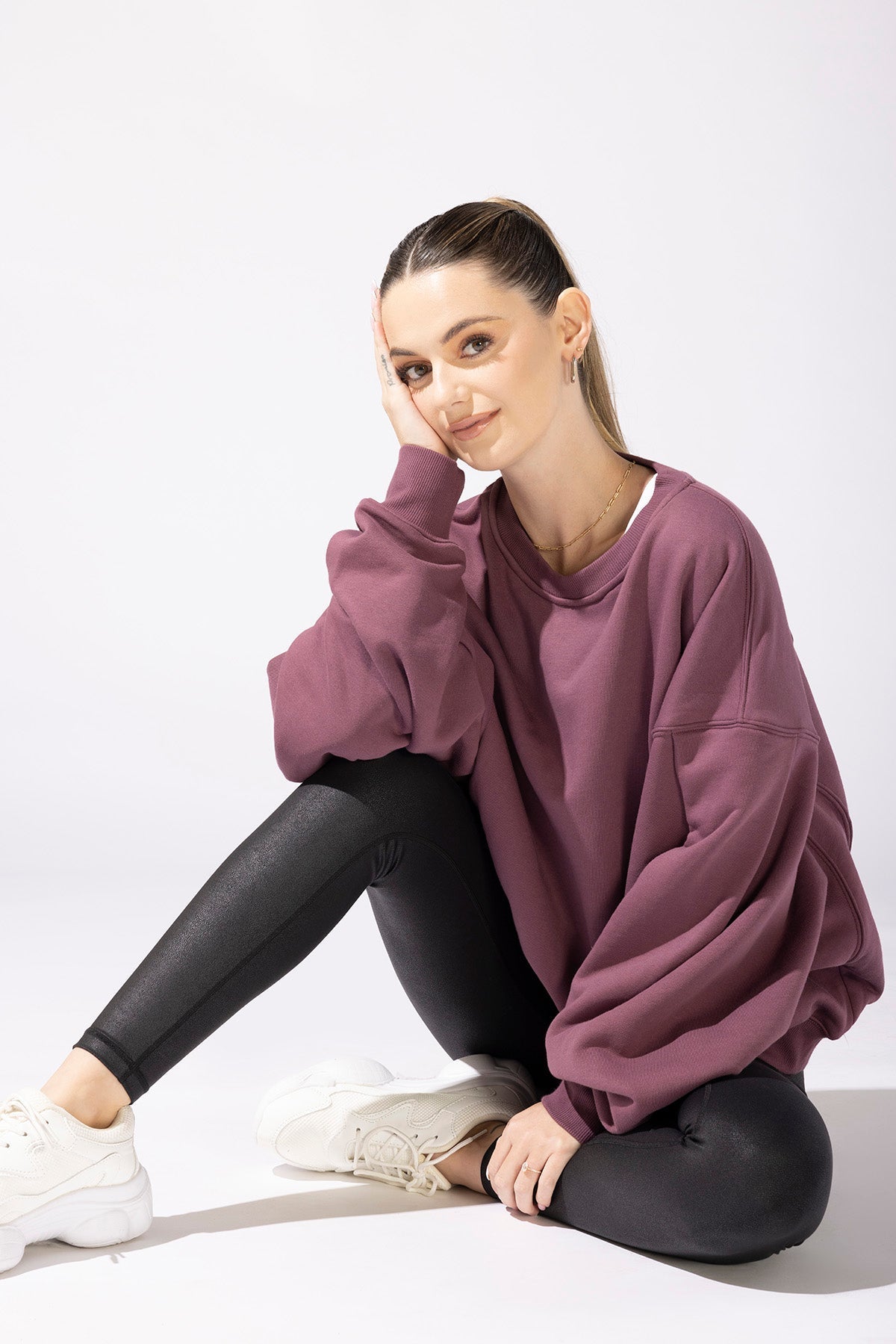 Brunch Sweater - Merlot by POPFLEX®