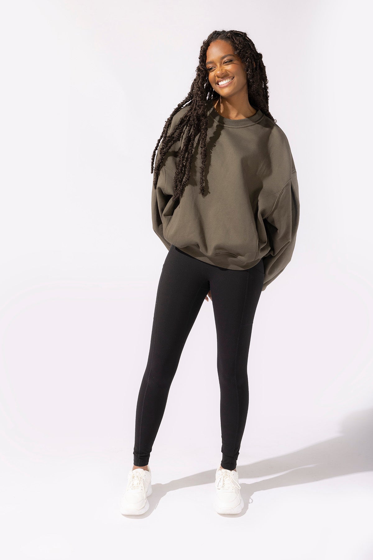 Brunch Sweater - Burnt Olive by POPFLEX®