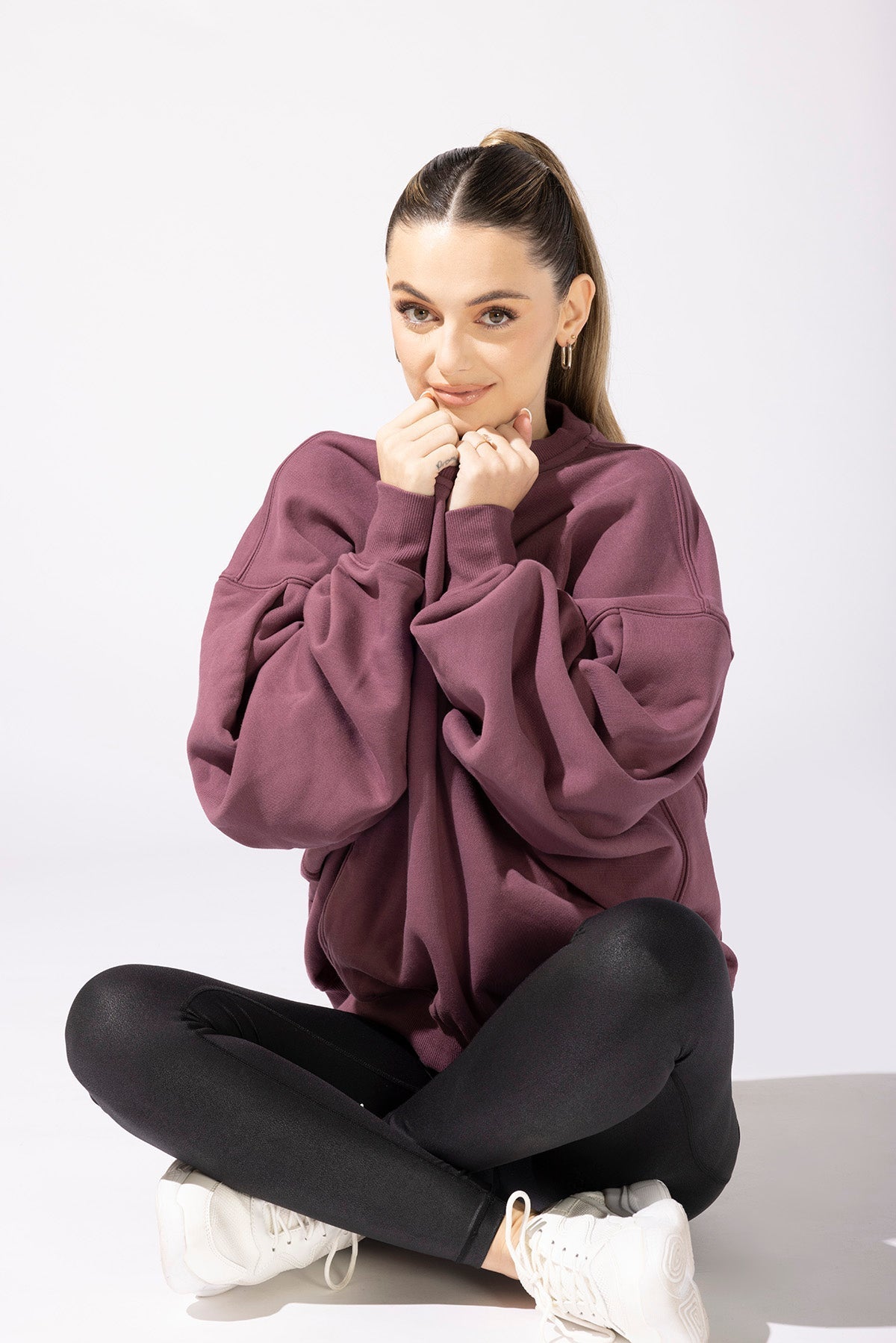 Brunch Sweater - Merlot by POPFLEX®