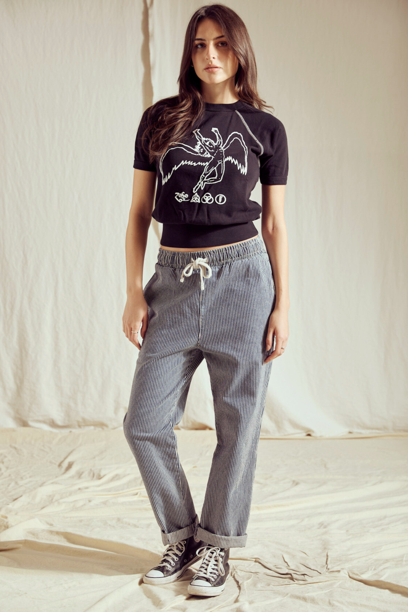 Led Zeppelin Short Sleeve Icarus Raglan by People of Leisure