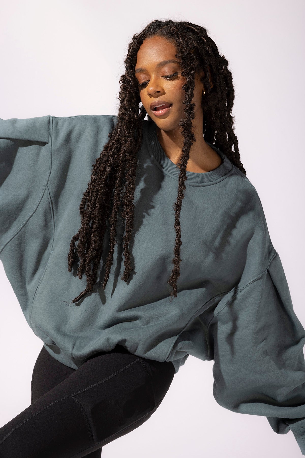 Brunch Sweater - Teal by POPFLEX®