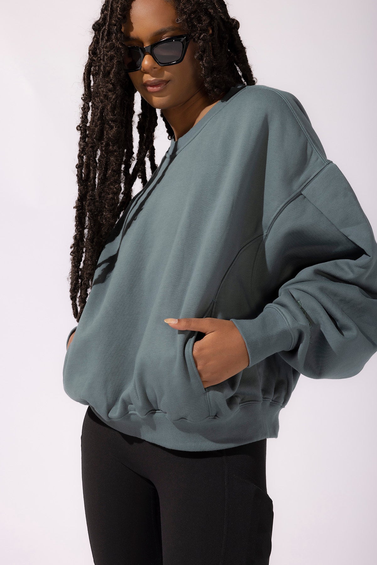 Brunch Sweater - Teal by POPFLEX®