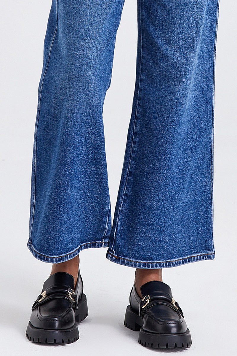 HIGH RISE WIDE LEG JEANS BYW8072 by Bayeas