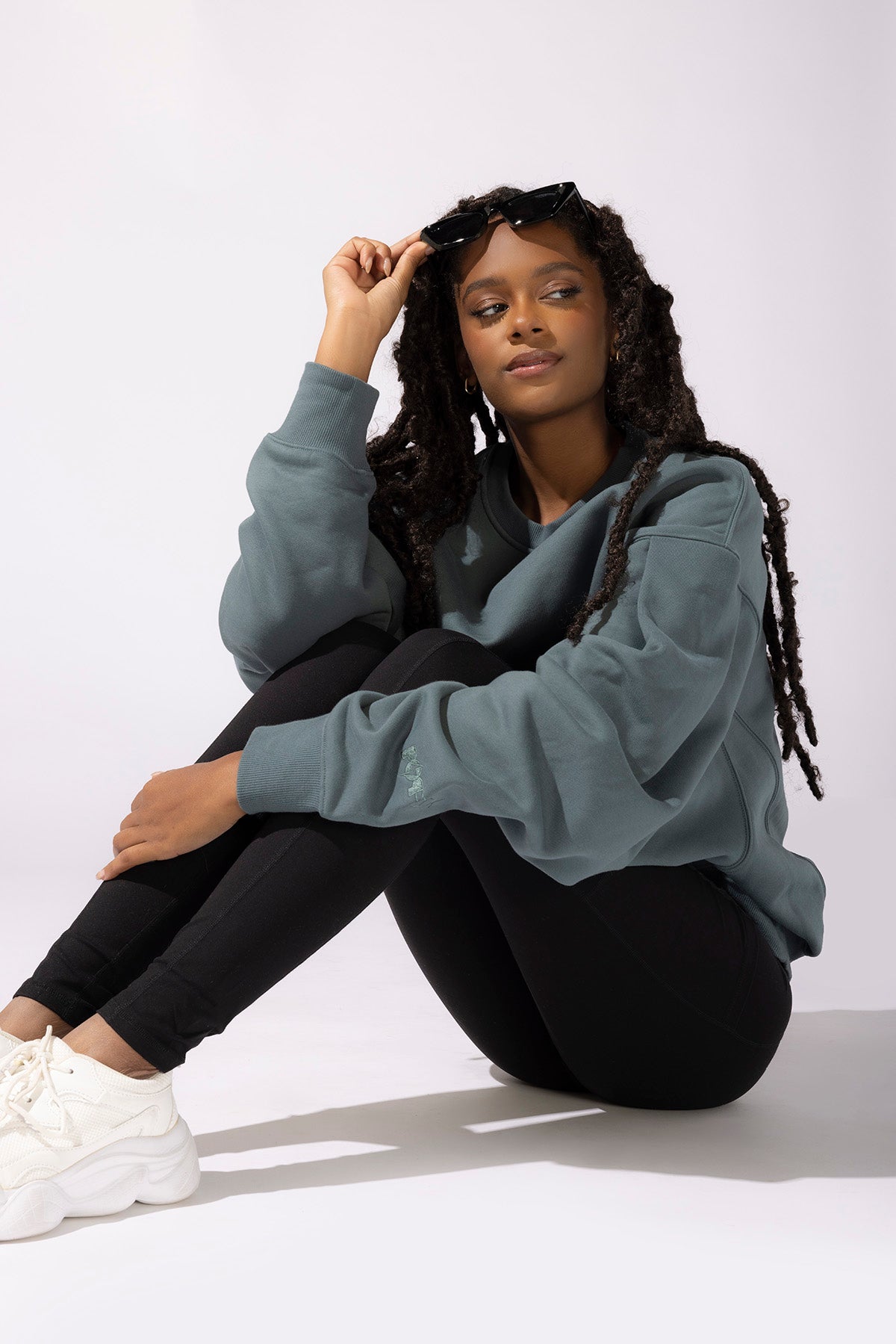 Brunch Sweater - Teal by POPFLEX®