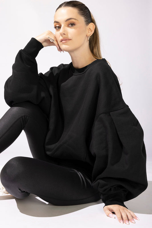 Brunch Sweater - Black by POPFLEX®