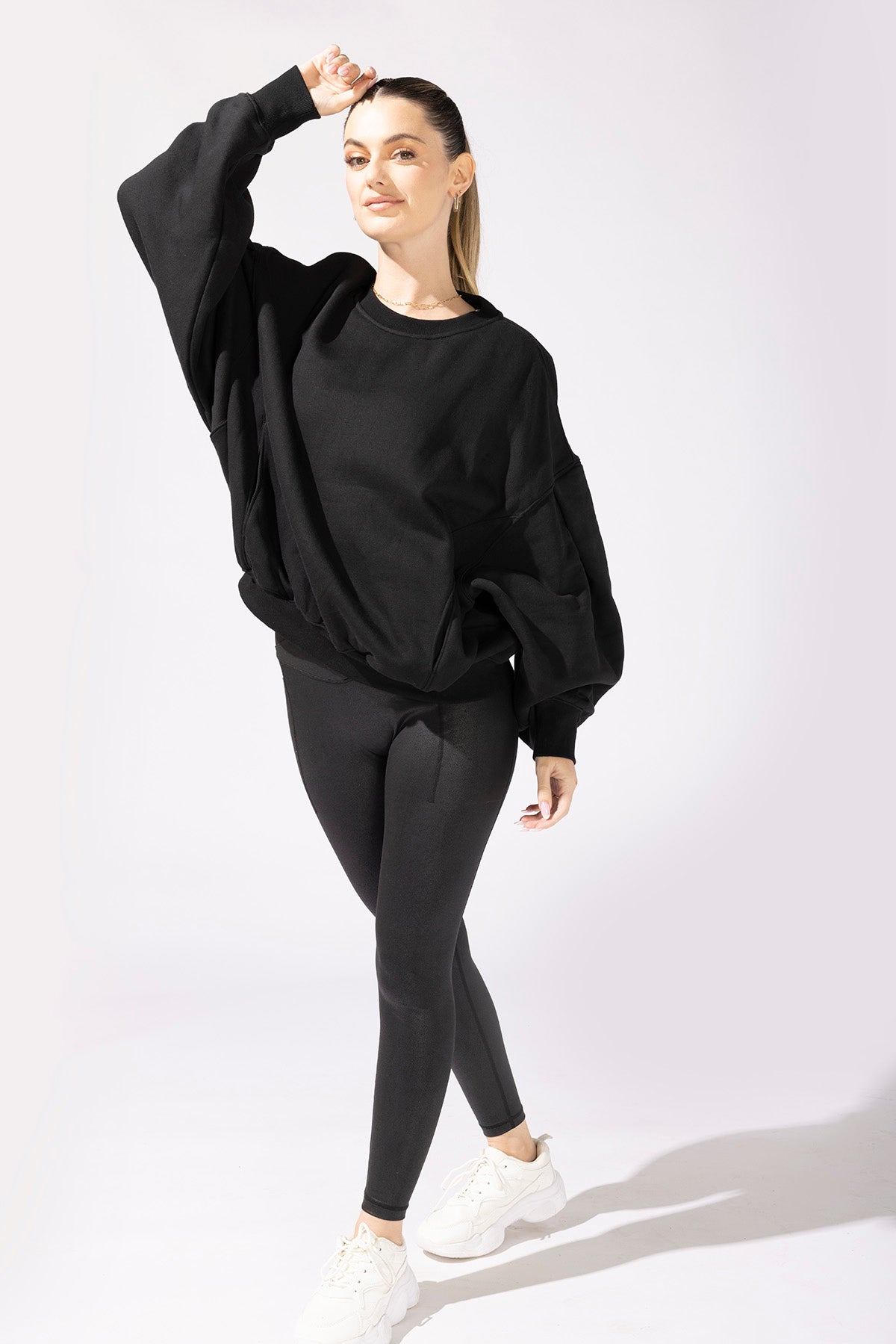 Brunch Sweater - Black by POPFLEX®