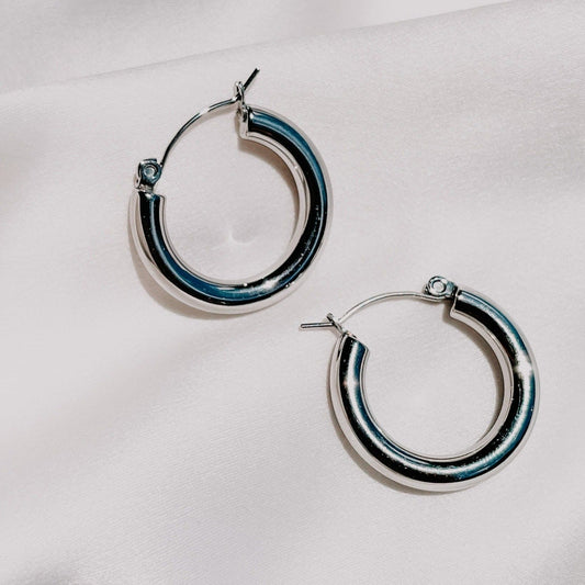 HEYMAEVE Hoops Silver by HEYMAEVE