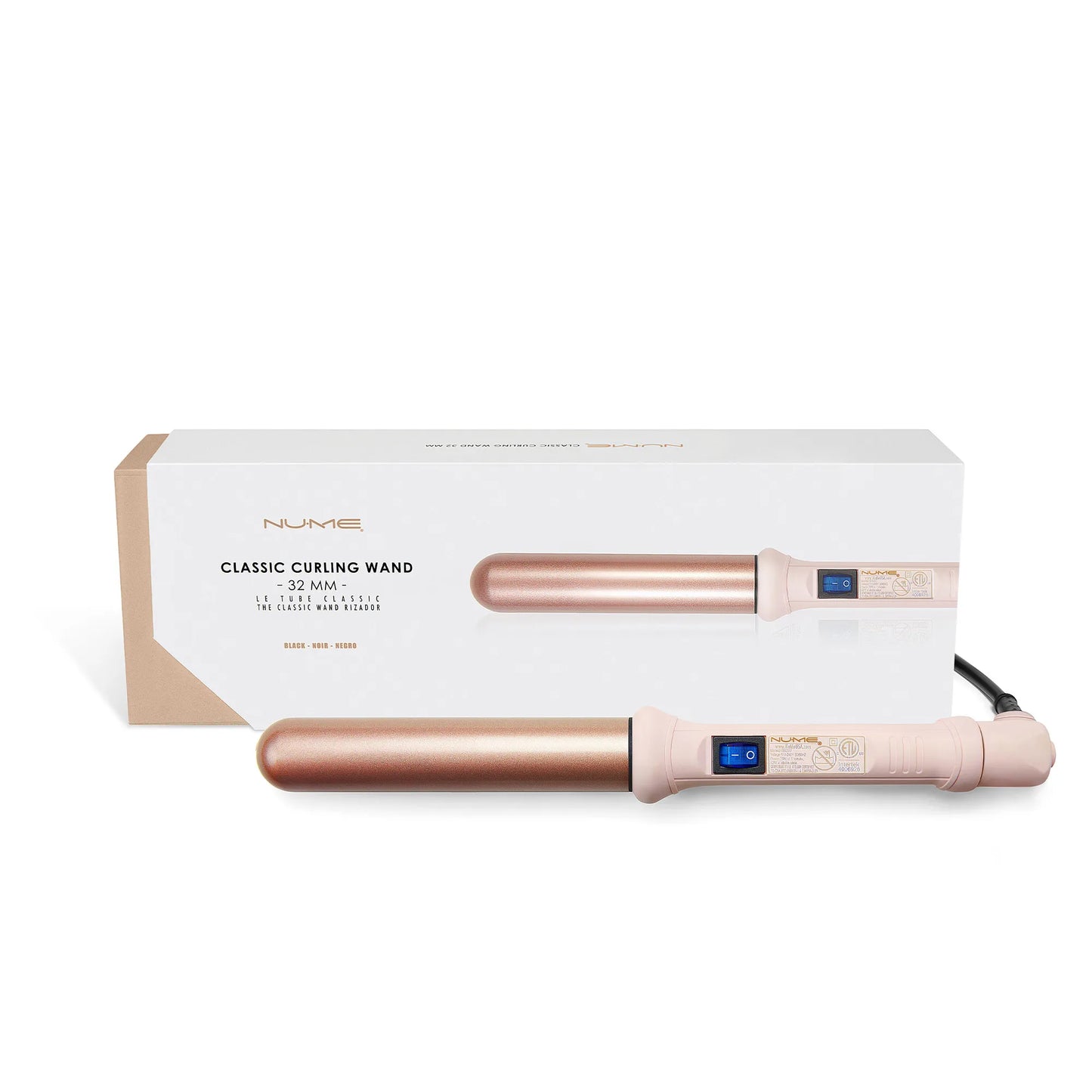 Classic Curling Wand – 1” or 1.25” Barrel Tourmaline Curler