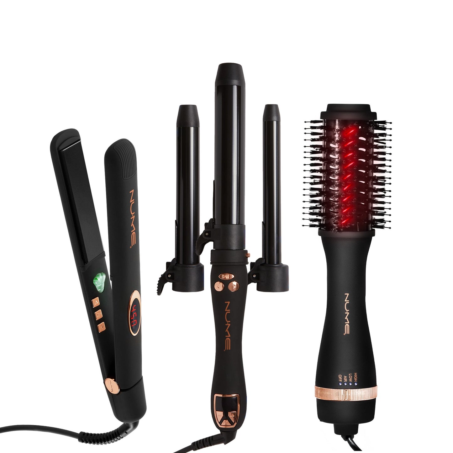 Total Transformation Styling Bundle – Straighten, Dry & Curl